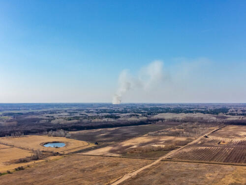 Fires towards border